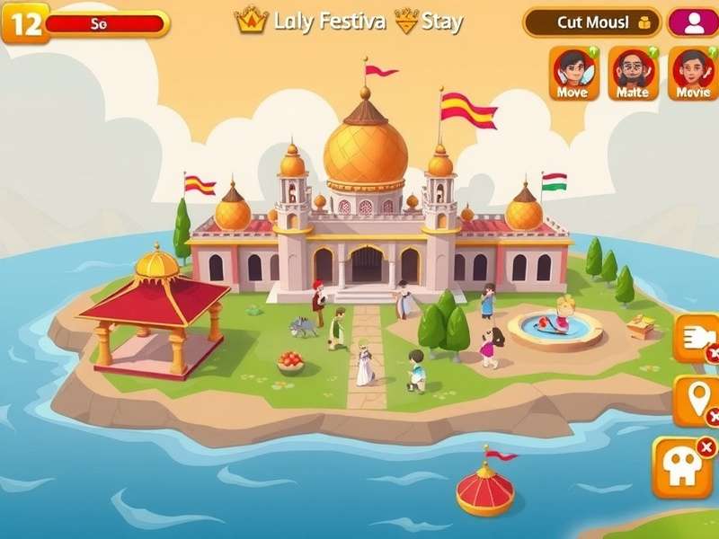 Royal Story Royal Quests gameplay screenshot showing royal characters and kingdom